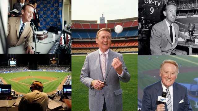 Broadcaster Vin Scully Portrait Session